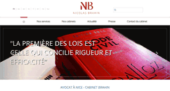 Desktop Screenshot of brahin-avocats.com