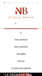 Mobile Screenshot of brahin-avocats.com